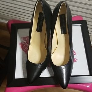 Highest Heels Black Pumps, Size 9